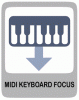 MIDI keyboard focus