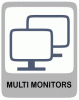 Multiple monitors support
