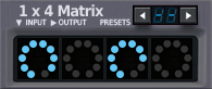1x4 Matrix Mixer